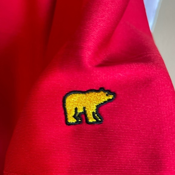 Red Jack Nicholson Stay Dry Golf Polo Shirt Size M - Picture 2 of 6